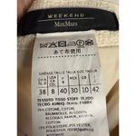 Max Mara  Weekend Cream Tweed A-Line Knee Length Skirt Size 8 Photo 8