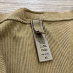 SKIMS  Ribbed Romper Size XS Henley Lounge Brown Long Sleeve Bodysuit Photo 2