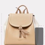 Kate Spade Leather Knott Colorblocked Backpack in Warm Stone Neutral Photo 2