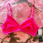 Kensie new with tags hot pink lace flower bralette Photo 0