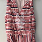 Davi & Dani 🆕  SMALL ✨ adult Striped Pink Sleeveless Top NWT Photo 0