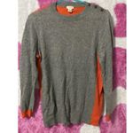 J.Crew VTG  Womens Casual Regular Crew Neck Long Sleeves Gray Sweater Size Medium Photo 0