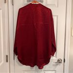 Victoria's Secret  Vintage Maroon Satin Pajama Top Photo 1