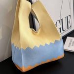 Mini Colorblock Knit Bag Photo 2