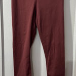 Yogalicious Lux Leggings With Pockets Burgundy Sz Small Photo 0