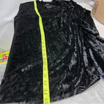 Elegant Black Velvet Dress 3x witchy grunge velour long sleeve keyhole neckline Photo 5