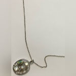 Lia Sophia  Silver 1” Pendent 30” Necklace Zodiac Slide Photo 4