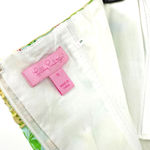 Lilly Pulitzer size 0 strapless sleeveless sun dress patchwork yellow green blue Photo 4