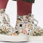 Converse  High-Top Sneakers with Floral Pattern Photo 0