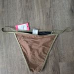 Edikted Edited Nwt Olive and Brown Bikini Bottom Sz Xl Photo 2