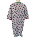 Vintage 90s Avon Christmas Pajama Dress Women’s Size M/L Teddy Bear Pencil Print Red Size L Photo 3