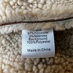 Tuckernuck Stella Faux Suede Tan Sherpa Pullover XS NWT | 70s Retro Penny Lane Photo 5