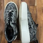 Stylish women’s Snake Print Sneakers Black Size 9 Photo 1