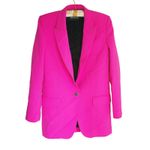 Barbara Bui Tailored Blazer Jacket Small Hot Pink Luxury Career Barbie Photo 5