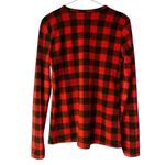 Cuddl Duds  black & red plaid fleece wear with stretch medium Photo 1