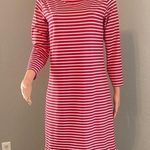 Vineyard Vines  Dress Womens M RED/WHITE Stripe Sankaty Stretchy Shift #60 Photo 0
