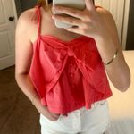 &merci Bow Spaghetti Strap Boutique Top  Photo 0