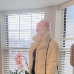 Brand New with tags, Baciano Faux Fur Fluffy White Jacket. SIZE LGE. retail $120 Size L Photo 9