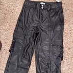 PacSun Faux Leather Cargo Pants  Photo 0