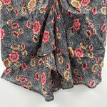 Isabel Marant  Etoile Sevan Floral Print Ruched‎ Multicolor Mini Skirt Sz 40 / 8 Photo 3