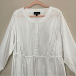 Lane Bryant ❄️3/$20 1/2-Button-Front Tie-Waist Tunic Dress Shirt, Size 18 Photo 1