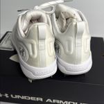 Under Armour  White Athletic Softball Cleats Photo 3