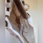 ZARA Faux Mother of Pearl Appliqué Bag Purse Crossbody Bohemian Wedding TikTok Photo 5