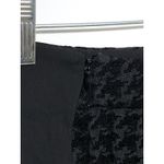 Rachel Rachel Mini Skirt 10 Houndstooth Side Panels Goth Fairy Grunge Textured Black Photo 2