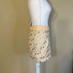 VERO MODA New! Peach Lace Sequin Side Zip Mini Skirt 165/68A Approx Size 4 Photo 7