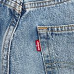 Levi's Premium 501 90s Cutoff Mid Thigh Jean Shorts Women's Size 28 Medium Wash Photo 9