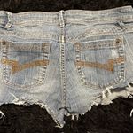 Arden B  Blue Distressed Jean Shorts Photo 3