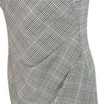 Lafayette 148 New York Delia Houndstooth Glen Plaid Sheath Dress 6 Black White Photo 2