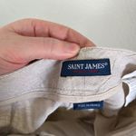 Saint James Womens Beige European Linen Crop Pants Size 8 Photo 11