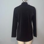 Susan Graver black long sleeve mock turtleneck top shirt woman’s XS Photo 6