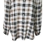 Equipment Womens Long Sleeve Silk Button Up Shirt Slim Signature Plaid Sz Small Photo 2