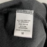 Dual Nature New  Keyhole Rib Velour Dress Mock Neck Long Sleeve Mini Black Photo 14