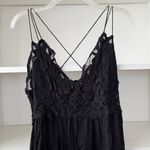 Free People ONE Adella Slip Black Lace Dress Photo 3