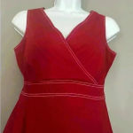 Motherhood Maternity  Sleeveless Red Dress (386) Photo 2
