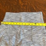 Lululemon  Gray leggings with scalloped bottom Photo 7