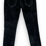 True Religion  Casey Jeans Sz‎ 25 Black & Blue Snakeskin Skinny Stretch Photo 5