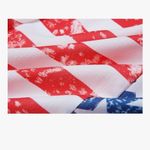 Boutique Brand American Flag Print Kimono Top Size Large Red Photo 6