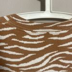 Anthropologie By  animal print short sleeve sweater top 
Size small Photo 3