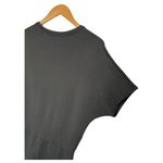 Athleta Womens Dress XXS Pronto Pleated Stretch Dolman Sleeve Round Neck Gray Photo 4