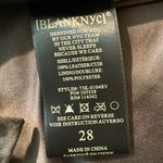 BLANK NYC 100% Leather Suede Skirt Charcoal Grey Size 28 Photo 3