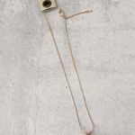 Anthropologie  Bamboo Monogram F Pendant Necklace NEW Photo 0