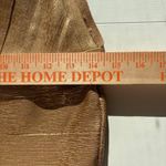 Venus Gold Metallic Ribbed Bodycon V Neck Mini Dress Women's Size Medium Photo 2