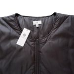 Socialite  Vest Black Quilted Front Zip Lightweight Boxy Puffer Plus Size 2X NEW Photo 7