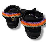 Sandro  lug sole Black Sandals with Multicolor‎ Accents 36 Photo 2