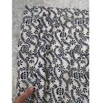 J.Crew  Strapless Floral Print Mini Dress Cream and Blue Size 2 Photo 10