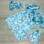 Vintage 90s flashback & freedom tunic shirt dress funky 70 style costume cosplay Blue Size 10 Photo 7